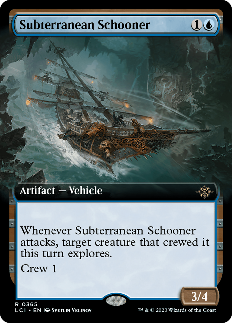 Subterranean Schooner (Extended Art) [The Lost Caverns of Ixalan] | Exor Games New Glasgow