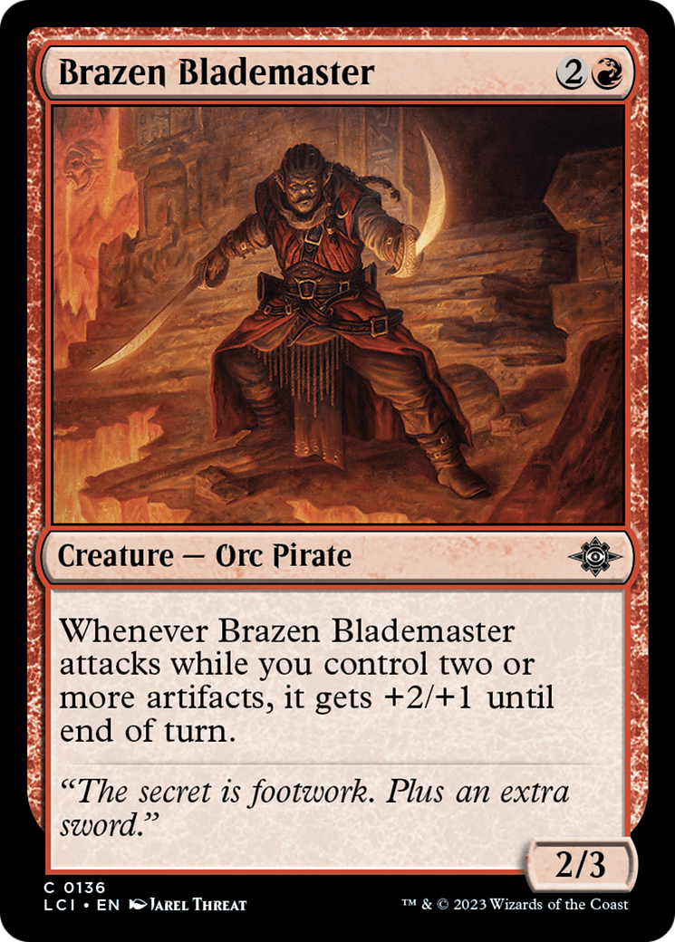 Brazen Blademaster [The Lost Caverns of Ixalan] | Exor Games New Glasgow