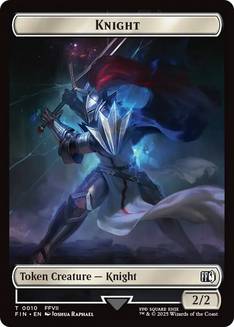 Hero (0002) // Knight Double-Sided Token [FINAL FANTASY Tokens] | Exor Games New Glasgow