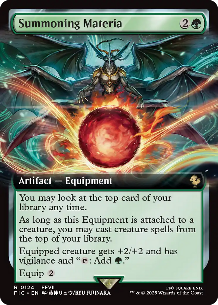 Summoning Materia (Extended Art) [FINAL FANTASY Commander] | Exor Games New Glasgow