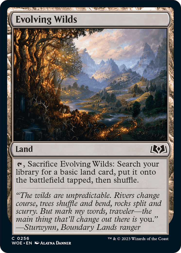 Evolving Wilds [Wilds of Eldraine] | Exor Games New Glasgow