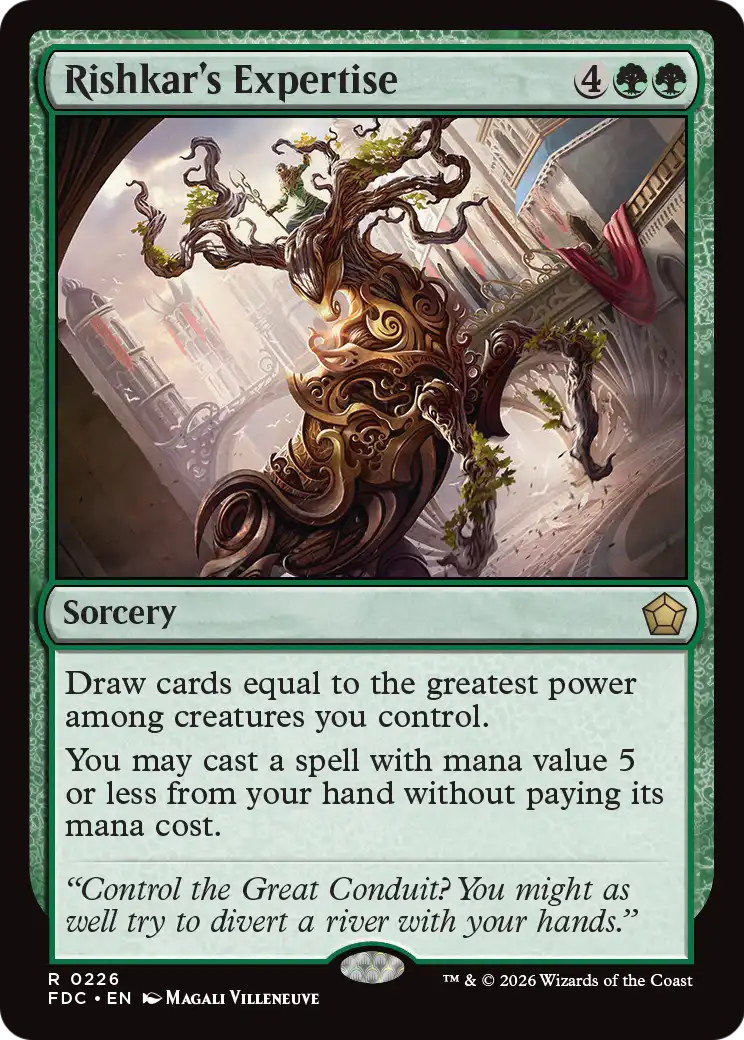 Rishkar's Expertise [Foundations Commander] | Exor Games New Glasgow