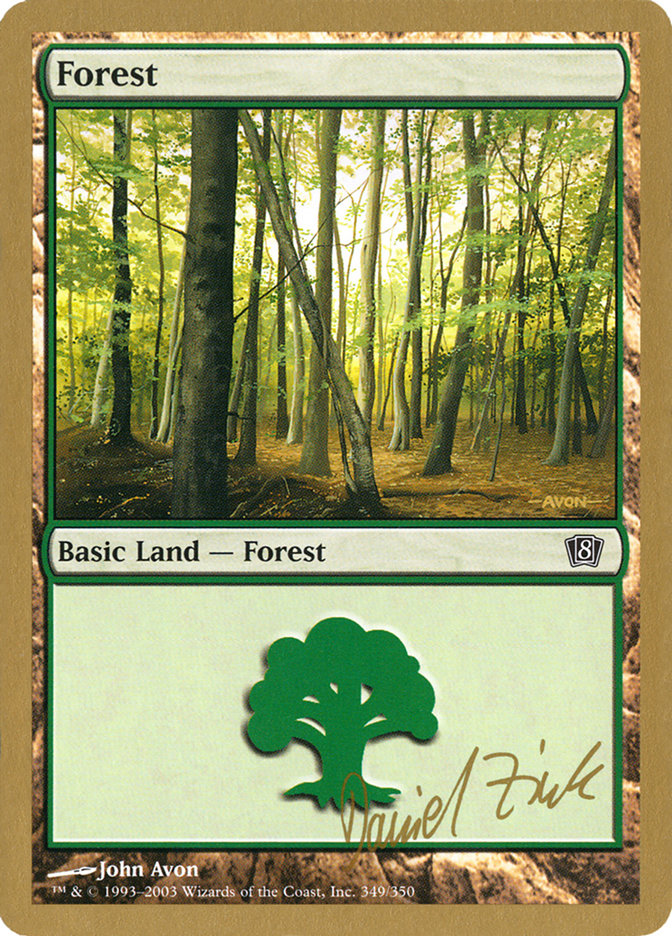 Forest (dz349) (Daniel Zink) [World Championship Decks 2003] | Exor Games New Glasgow