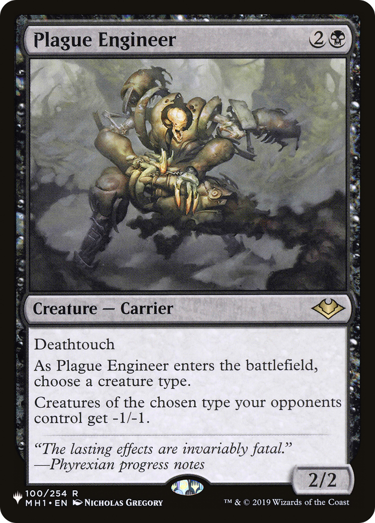 Plague Engineer [The List Reprints] | Exor Games New Glasgow