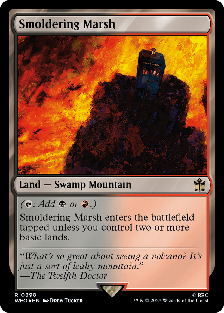 Smoldering Marsh (Surge Foil) [Doctor Who] | Exor Games New Glasgow