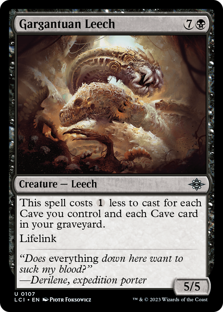 Gargantuan Leech [The Lost Caverns of Ixalan] | Exor Games New Glasgow