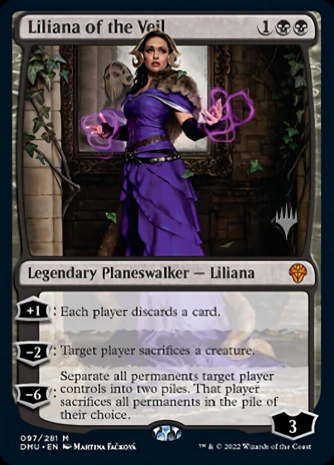 Liliana of the Veil (Promo Pack) [Dominaria United Promos] | Exor Games New Glasgow