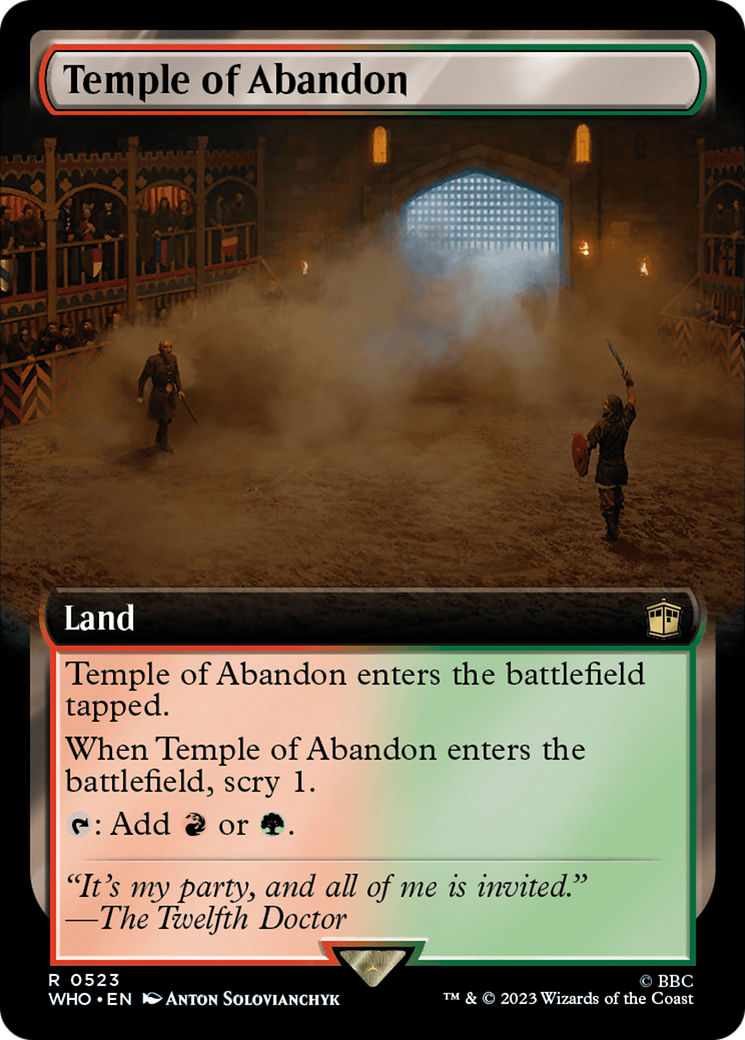 Temple of Abandon (Extended Art) [Doctor Who] | Exor Games New Glasgow