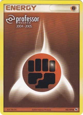 Fighting Energy (105/109) (2004 2005) [Professor Program Promos] | Exor Games New Glasgow