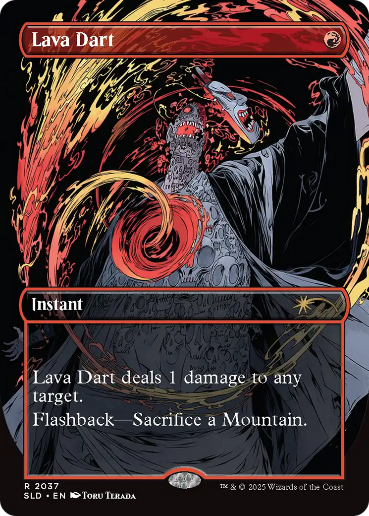 Lava Dart (Rainbow Foil) [Secret Lair Drop Series] | Exor Games New Glasgow