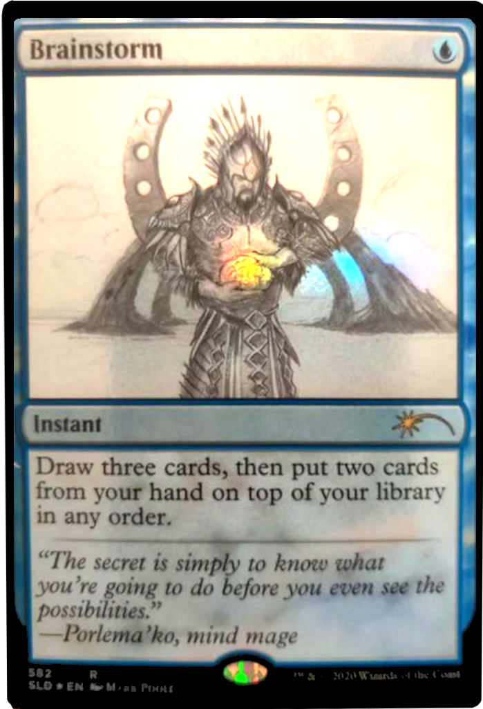 Brainstorm (Sketch) [Secret Lair Drop Promos] | Exor Games New Glasgow