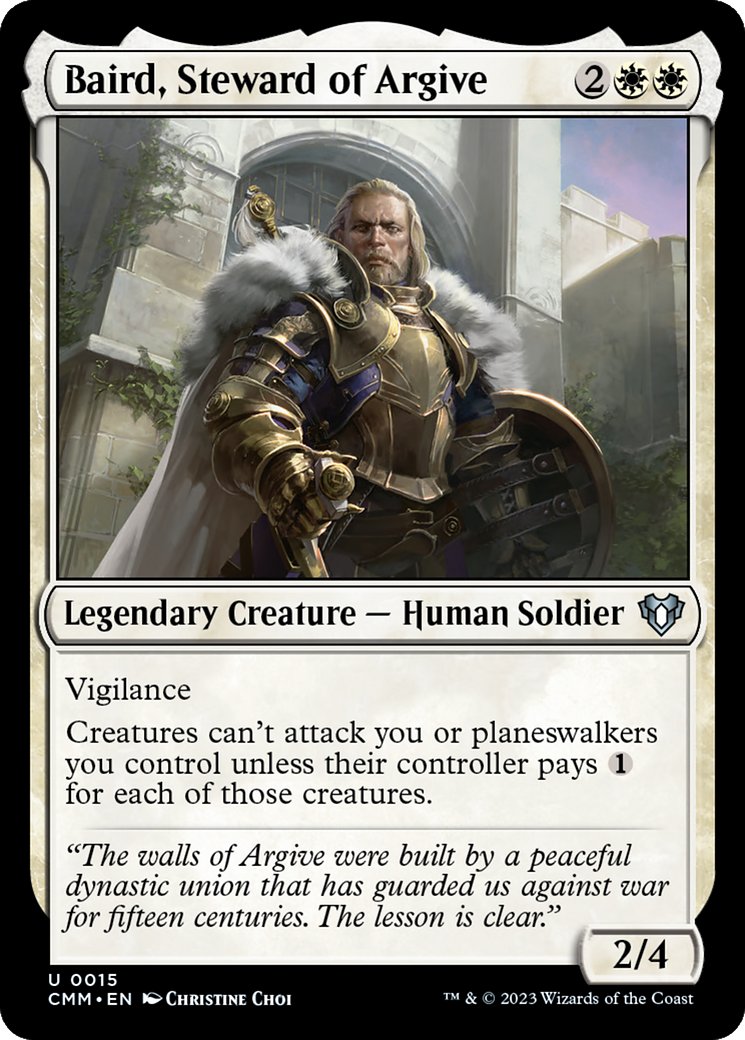 Baird, Steward of Argive [Commander Masters] | Exor Games New Glasgow