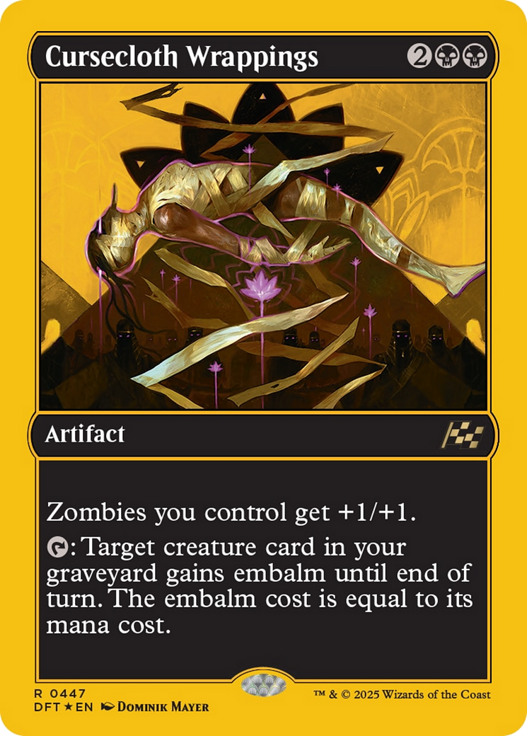 Cursecloth Wrappings (First-Place Foil) [Aetherdrift] | Exor Games New Glasgow