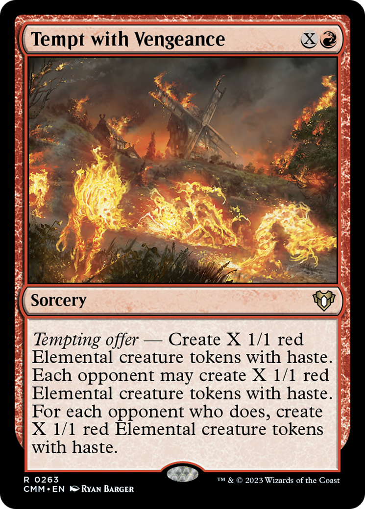 Tempt with Vengeance [Commander Masters] | Exor Games New Glasgow