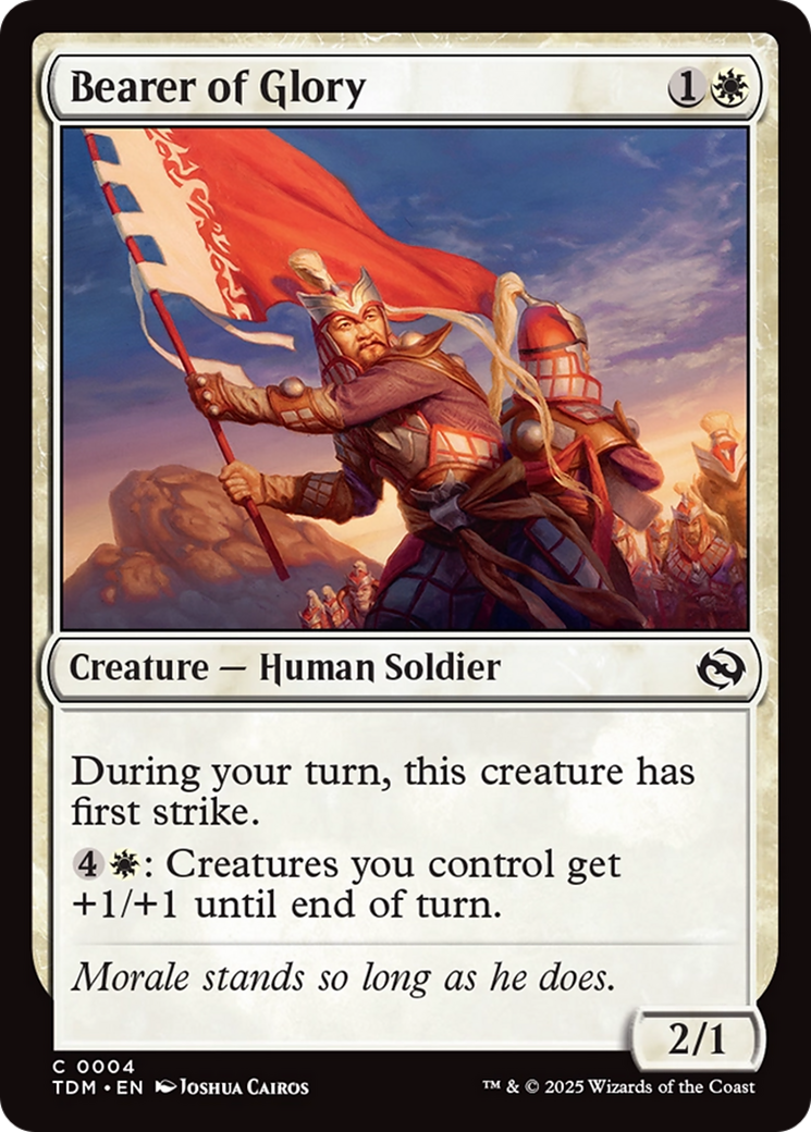 Bearer of Glory [Tarkir: Dragonstorm] | Exor Games New Glasgow
