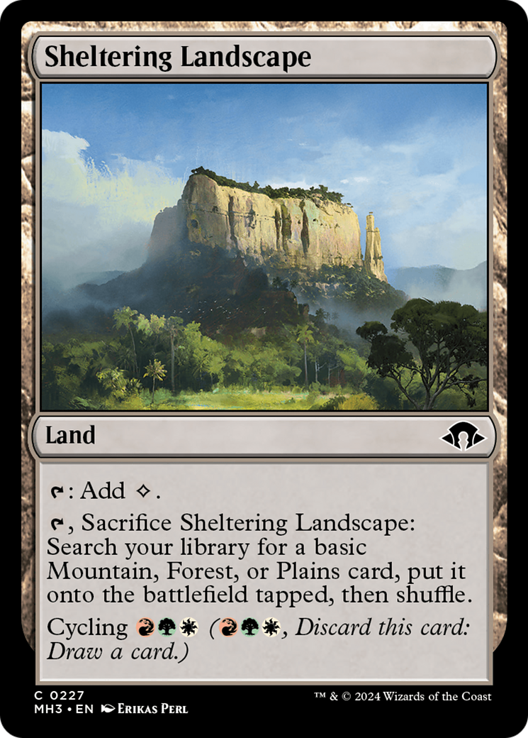 Sheltering Landscape [Modern Horizons 3] | Exor Games New Glasgow