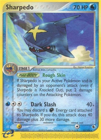 Sharpedo (22/109) [EX: Ruby & Sapphire] | Exor Games New Glasgow