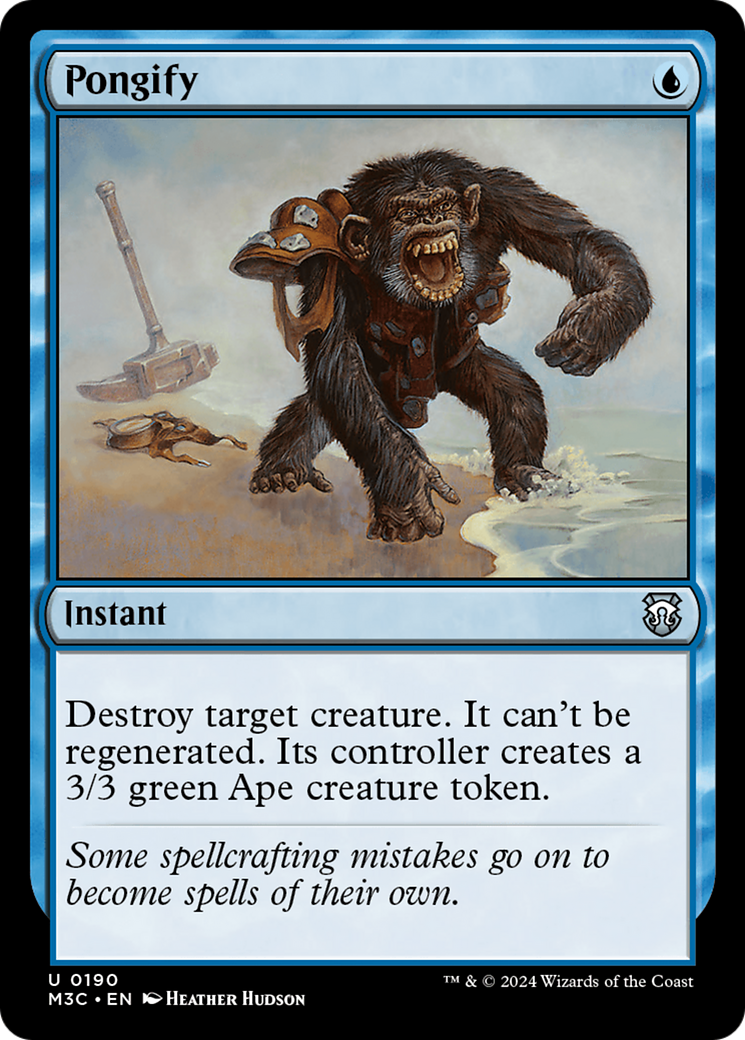 Pongify (Ripple Foil) [Modern Horizons 3 Commander] | Exor Games New Glasgow