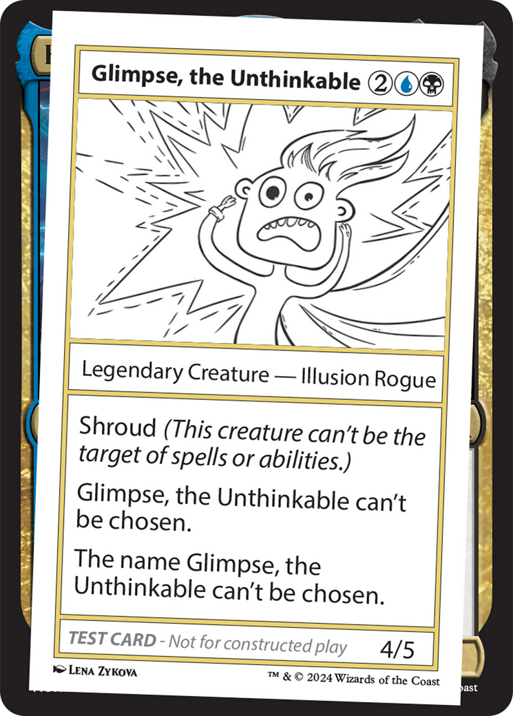 Glimpse, the Unthinkable [Mystery Booster 2 Playtest Cards] | Exor Games New Glasgow