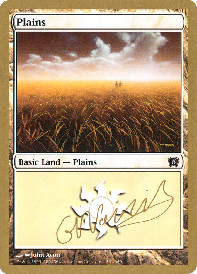 Plains (gn331) (Gabriel Nassif) [World Championship Decks 2004] | Exor Games New Glasgow