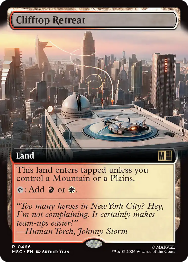 Clifftop Retreat (Extended Art) [Marvel Super Heroes Commander] | Exor Games New Glasgow