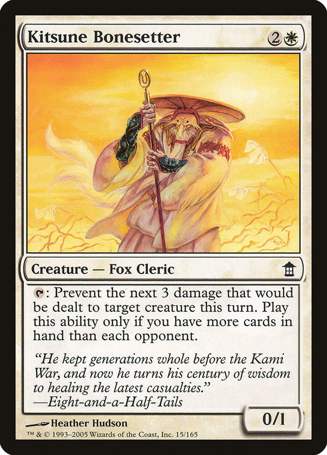 Kitsune Bonesetter [Saviors of Kamigawa] | Exor Games New Glasgow