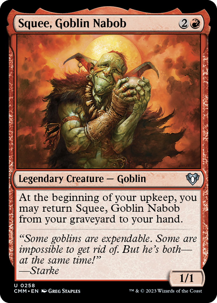 Squee, Goblin Nabob [Commander Masters] | Exor Games New Glasgow