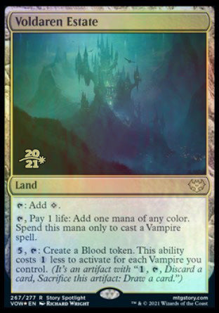 Voldaren Estate [Innistrad: Crimson Vow Prerelease Promos] | Exor Games New Glasgow