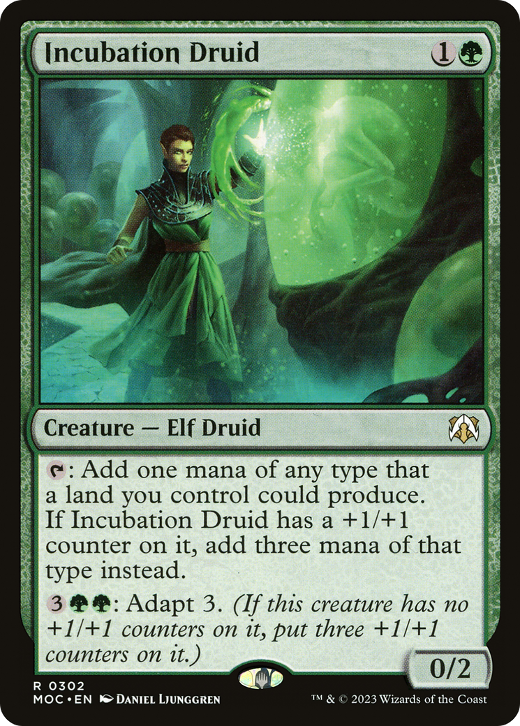 Incubation Druid [March of the Machine Commander] | Exor Games New Glasgow
