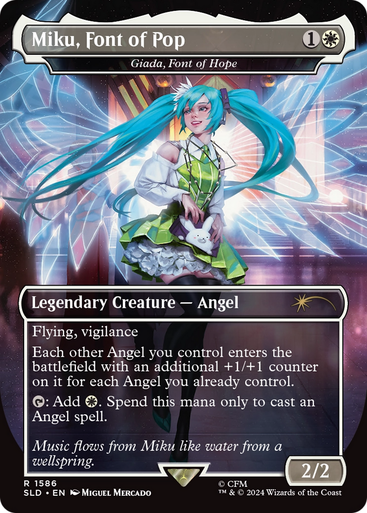 Miku, Font of Pop - Giada, Font of Hope [Secret Lair Drop Series] | Exor Games New Glasgow