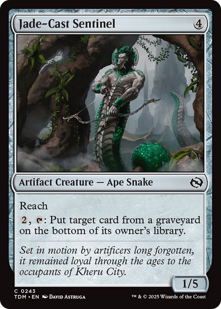 Jade-Cast Sentinel [Tarkir: Dragonstorm] | Exor Games New Glasgow