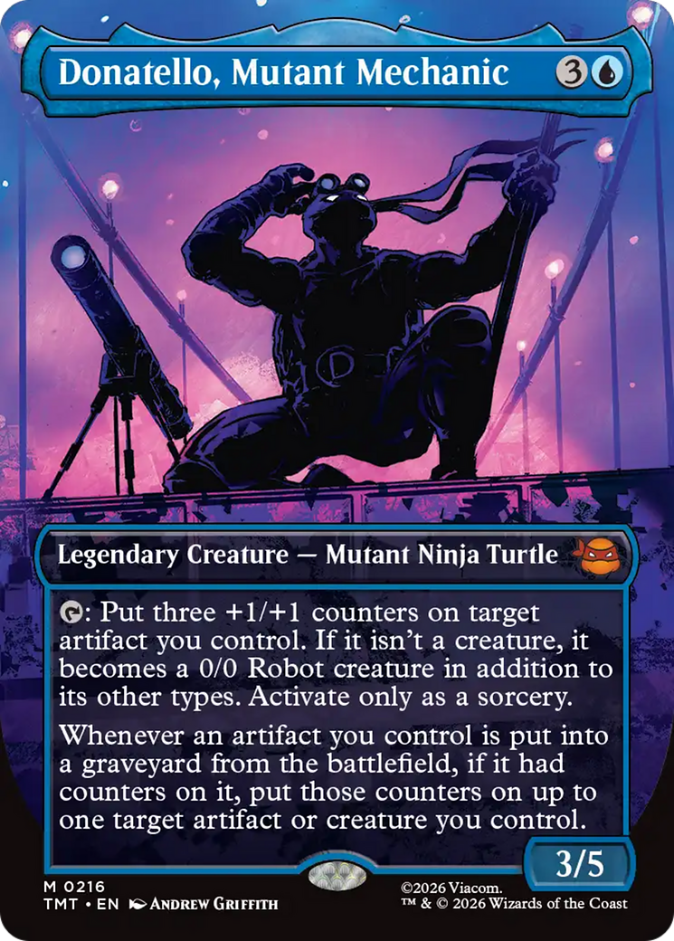 Donatello, Mutant Mechanic (Borderless) [Teenage Mutant Ninja Turtles] | Exor Games New Glasgow