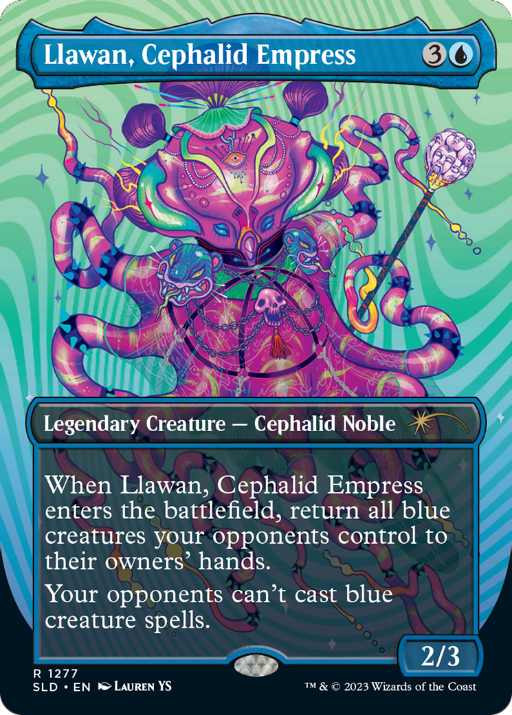 Llawan, Cephalid Empress (Borderless) [Secret Lair Drop Series] | Exor Games New Glasgow