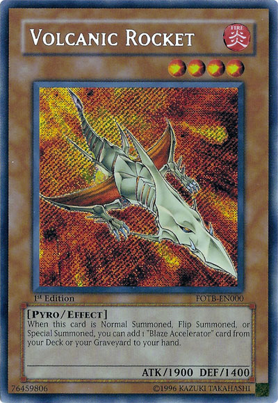Volcanic Rocket [FOTB-EN000] Secret Rare | Exor Games New Glasgow