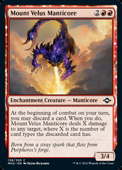 Mount Velus Manticore [Modern Horizons 2] | Exor Games New Glasgow