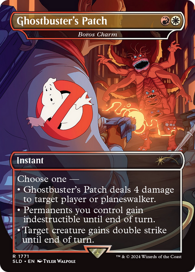 Ghostbuster's Patch - Boros Charm [Secret Lair Drop Series] | Exor Games New Glasgow