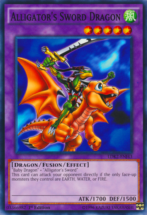 Alligator's Sword Dragon [LDK2-ENJ43] Common | Exor Games New Glasgow