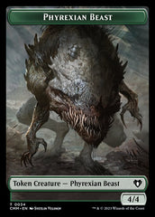 Eldrazi Scion // Phyrexian Beast Double-Sided Token [Commander Masters Tokens] | Exor Games New Glasgow