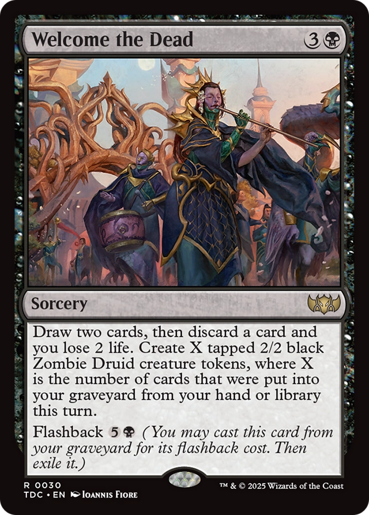 Welcome the Dead [Tarkir: Dragonstorm Commander] | Exor Games New Glasgow