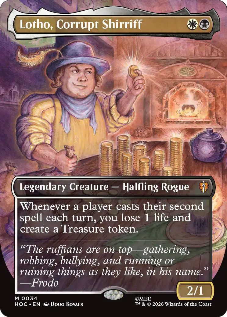 Lotho, Corrupt Shirriff (Borderless) [The Hobbit: Eternal-Legal] | Exor Games New Glasgow