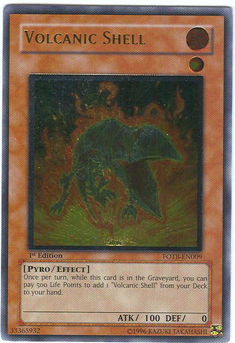 Volcanic Shell [FOTB-EN009] Ultimate Rare | Exor Games New Glasgow