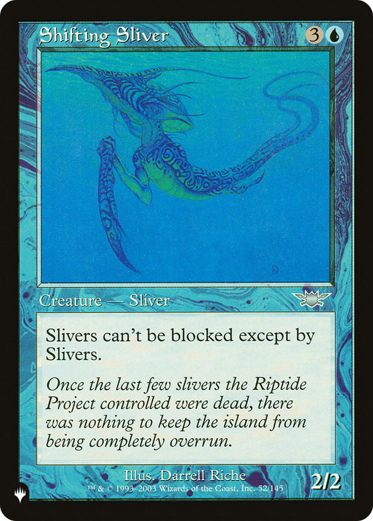 Shifting Sliver [The List Reprints] | Exor Games New Glasgow