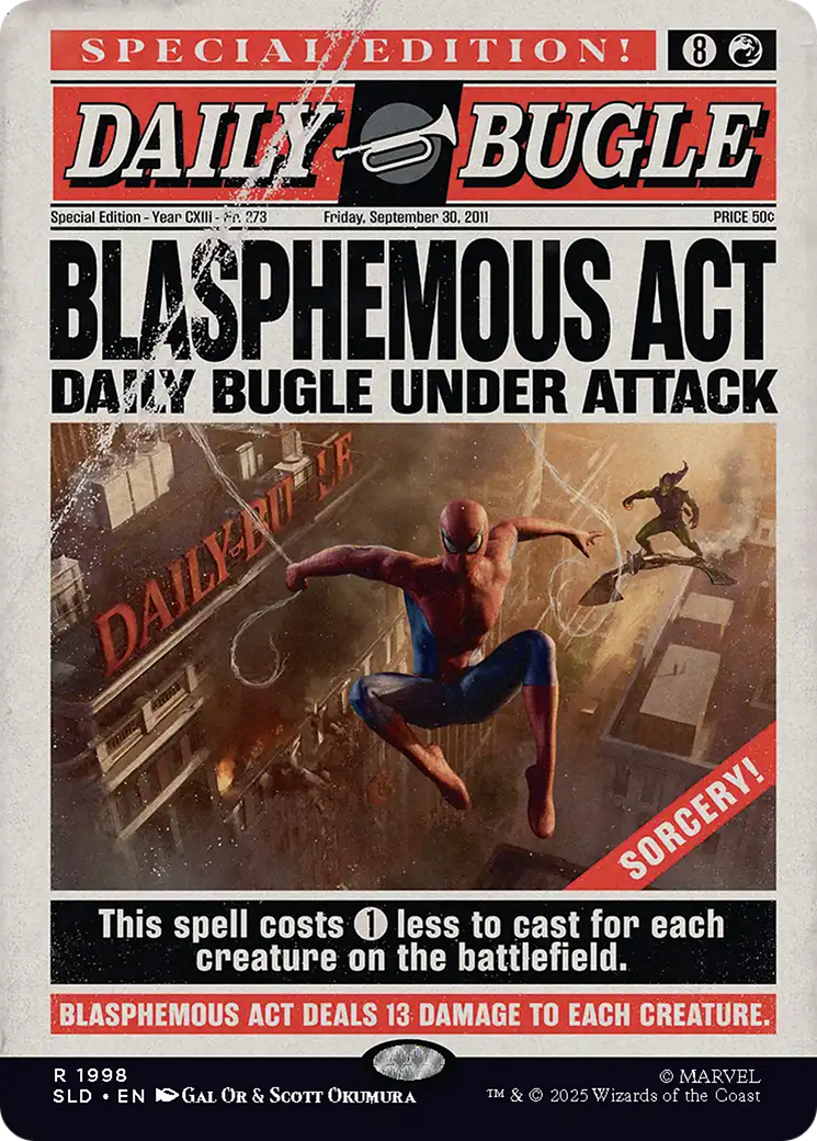 Blasphemous Act (1998) [Secret Lair Drop Series] | Exor Games New Glasgow
