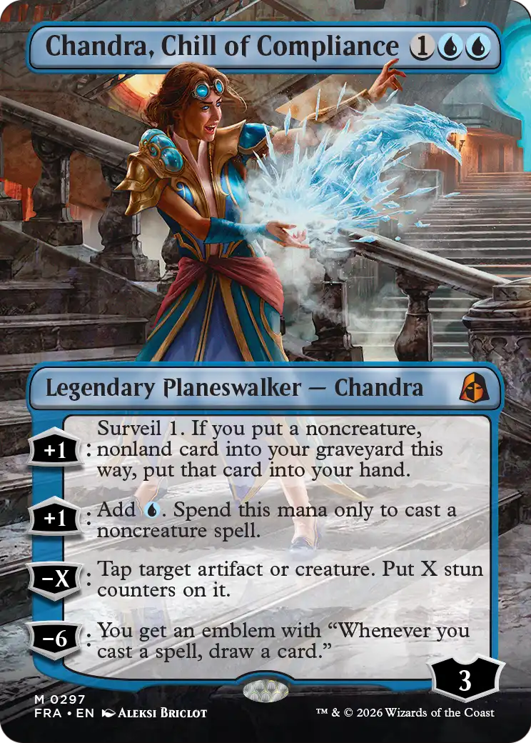 Chandra, Chill of Compliance (Borderless) [Reality Fracture] | Exor Games New Glasgow