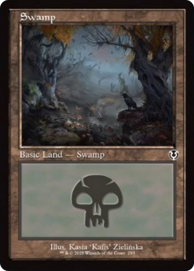 Swamp (293) (Retro Frame) [Innistrad Remastered] | Exor Games New Glasgow