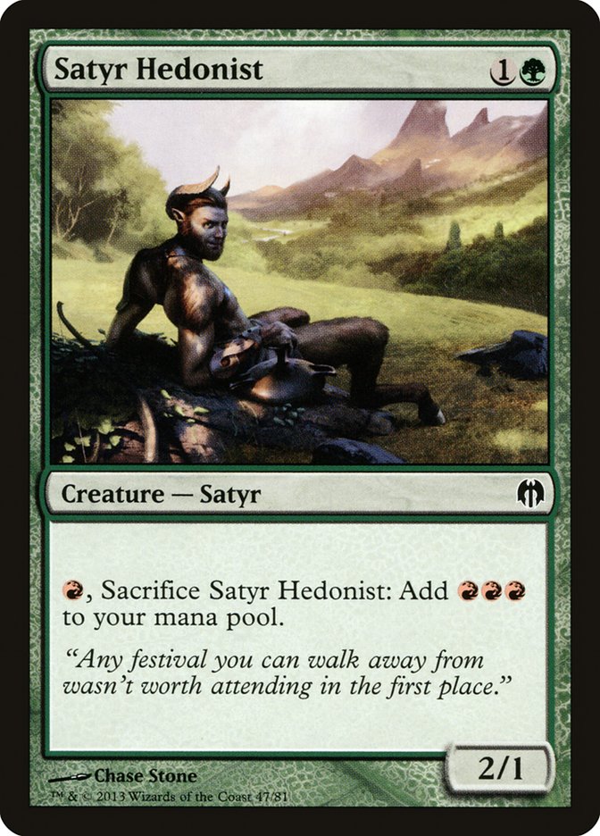 Satyr Hedonist [Duel Decks: Heroes vs. Monsters] | Exor Games New Glasgow