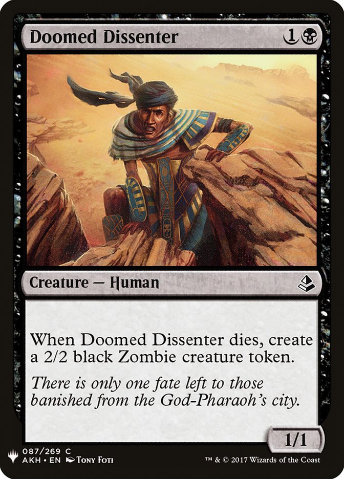 Doomed Dissenter [Mystery Booster] | Exor Games New Glasgow