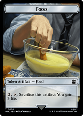 Human (0005) // Food (0026) Double-Sided Token [Doctor Who Tokens] | Exor Games New Glasgow