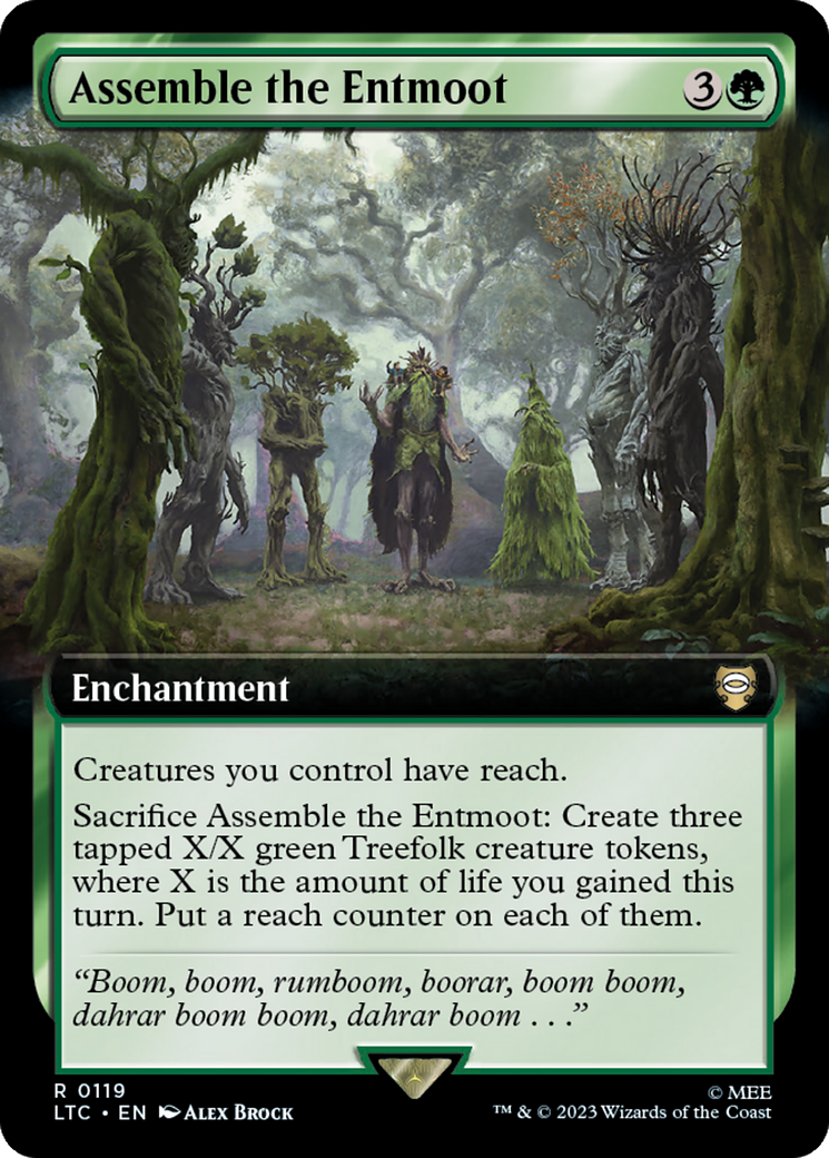 Assemble the Entmoot (Extended Art) [The Lord of the Rings: Tales of Middle-Earth Commander] | Exor Games New Glasgow