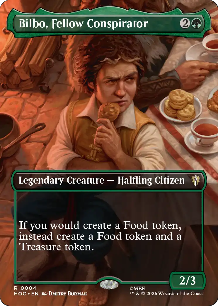Bilbo, Fellow Conspirator (Borderless) [The Hobbit: Eternal-Legal] | Exor Games New Glasgow